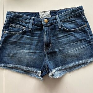 Current/Elliott Dark Blue Jean Shorts